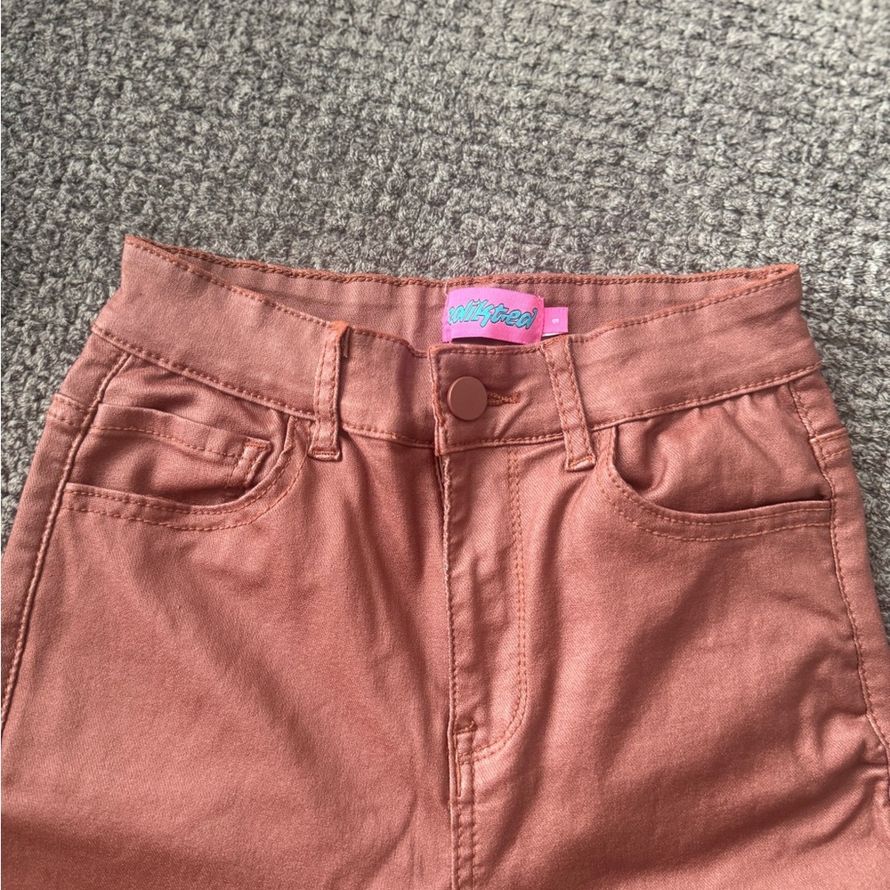 Edikted Rust Wide Leg Pants